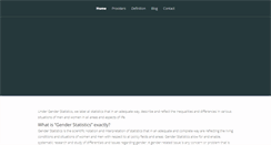 Desktop Screenshot of genderstats.org