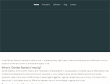 Tablet Screenshot of genderstats.org